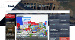 Desktop Screenshot of gyal.hu